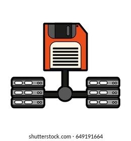 server web hosting related icon image