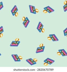 serverless architecture software isometric seamless pattern. serverless architecture software sign illustration