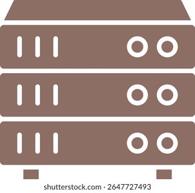 Servers vector icon. Can be used for printing, mobile and web applications.