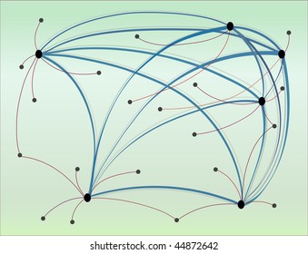 Mapa del área de servicio