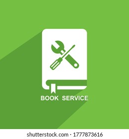 service book icon, Business icon vector