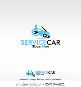 Service Car Logo Template Design Vector
