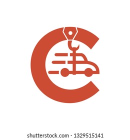 service car simple logo