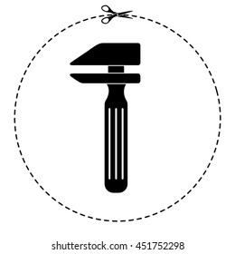 service car station vector icon