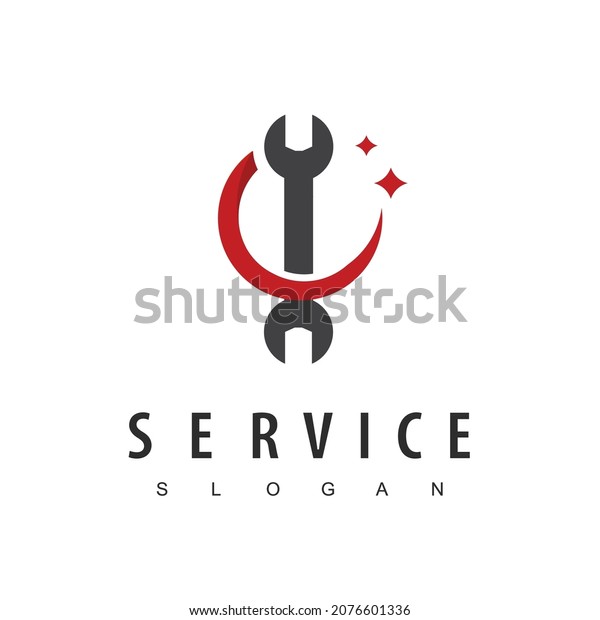 Service Center Logo Design\
Template