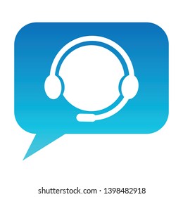service chat icon logo bubble concept