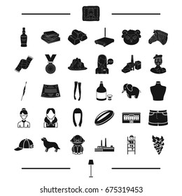 service, clothing, appearance and other web icon in black style. style, animal, industry, alcohol icons in set collection.