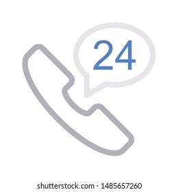 service colour line vector icon