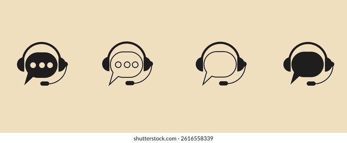 service or complaint symbol icon in vector
