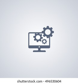 Service Computer vector icon