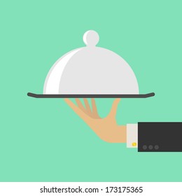 Service Concept. Flat Style. Vector Illustration