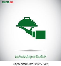Service Concept. Flat Style. Vector Illustration
