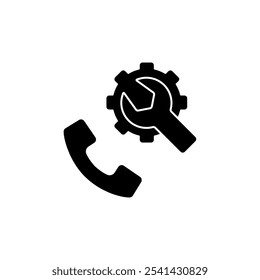 Symbol für die Dienstkonzeptionsposition. Einfache Elementgrafik. Symboldesign für das Dienstleistungskonzept