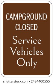 Service and deliveries parking sign