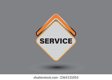 Service Design .Customer Service and Support - Outline Flat Vector Illustration.