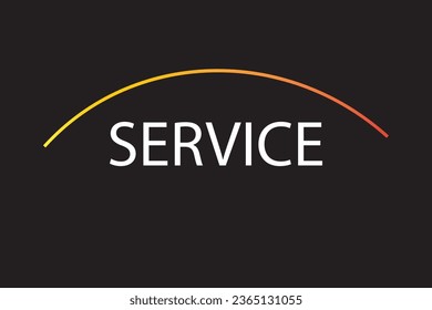 Service Design .Customer Service and Support - Outline Flat Vector Illustration.