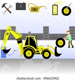 Service and diagnostics. Detailed vector