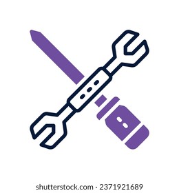 service dual tone icon. vector icon for your website, mobile, presentation, and logo design.