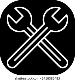 Service engineering icon with black filled line outline style. service, business, customer, support, help, call, operator. Vector Illustration