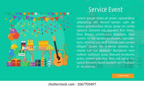 Service Event Conceptual Banner