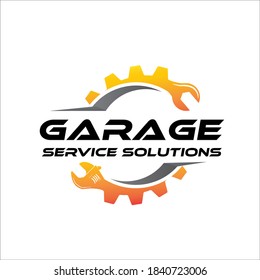 service garage solution logo designs for automotive