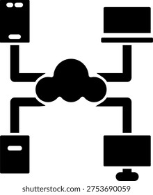 Service Glyph Icon Vector Design