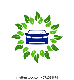 Service Green Car Deal Logo Template
