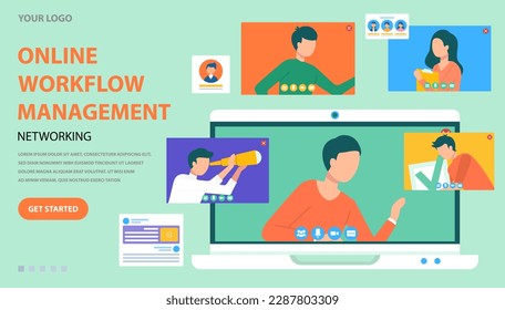 Service to grow business. Customer satisfaction evaluation improve develop product and service. Two information technology specialist brainstorming on project to create new approach develop software