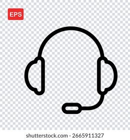 Service icon, customer service icon, support icon, EPS format vector icon illustration file