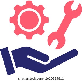 Vektorgrafik zum Füllen eines Dienstsymbols
