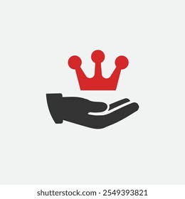 Icono de servicio de diseño de Vector plano