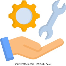 Icono de servicio Ilustración vectorial plana