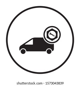 Service icon, isolated. Flat design.