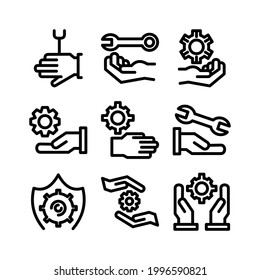 service icon or logo isolated sign symbol vector illustration - Collection of high quality black style vector icons
