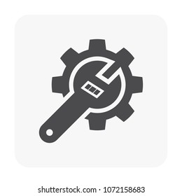 Service icon on white.