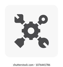 Service icon on white.