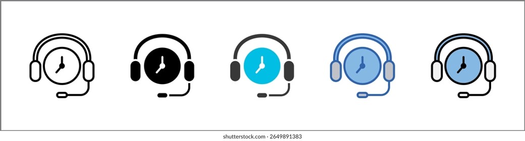 Ilustración multiestilo de Service Icon Pack