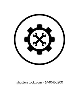 service icon. repair Icon. Vector Logo Template. Flat Illustration Trendy Design.