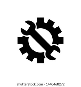 service icon. repair Icon. Vector Logo Template. Flat Illustration Trendy Design.