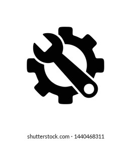 service icon. repair Icon. Vector Logo Template. Flat Illustration Trendy Design.