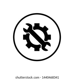 service icon. repair Icon. Vector Logo Template. Flat Illustration Trendy Design.