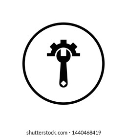 service icon. repair Icon. Vector Logo Template. Flat Illustration Trendy Design.