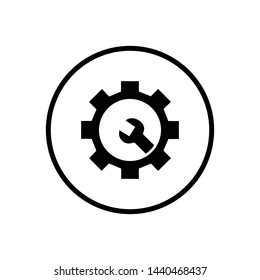 service icon. repair Icon. Vector Logo Template. Flat Illustration Trendy Design.