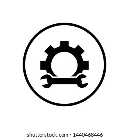 service icon. repair Icon. Vector Logo Template. Flat Illustration Trendy Design.