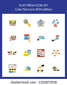 Service icon set. Can be used for topics like workflow, marketing, management, business