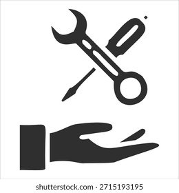Icono de servicio Colección de Vector único