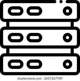 icono de servicio. Diseño De Estilo Lineal Delgado Aislado Sobre Fondo Blanco