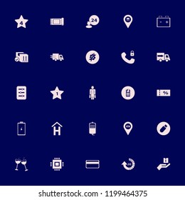 service icon. service vector icons set store location, bellhop, hotel sign and wrench gear