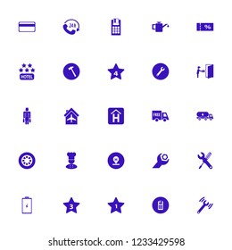 service icon. service vector icons set wrench screwdriver, bellhop, credit card and wrench gear