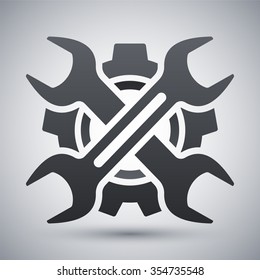 Service icon, vector illustration